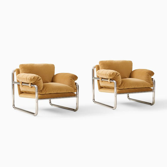 Golden Chairs: Set of 2